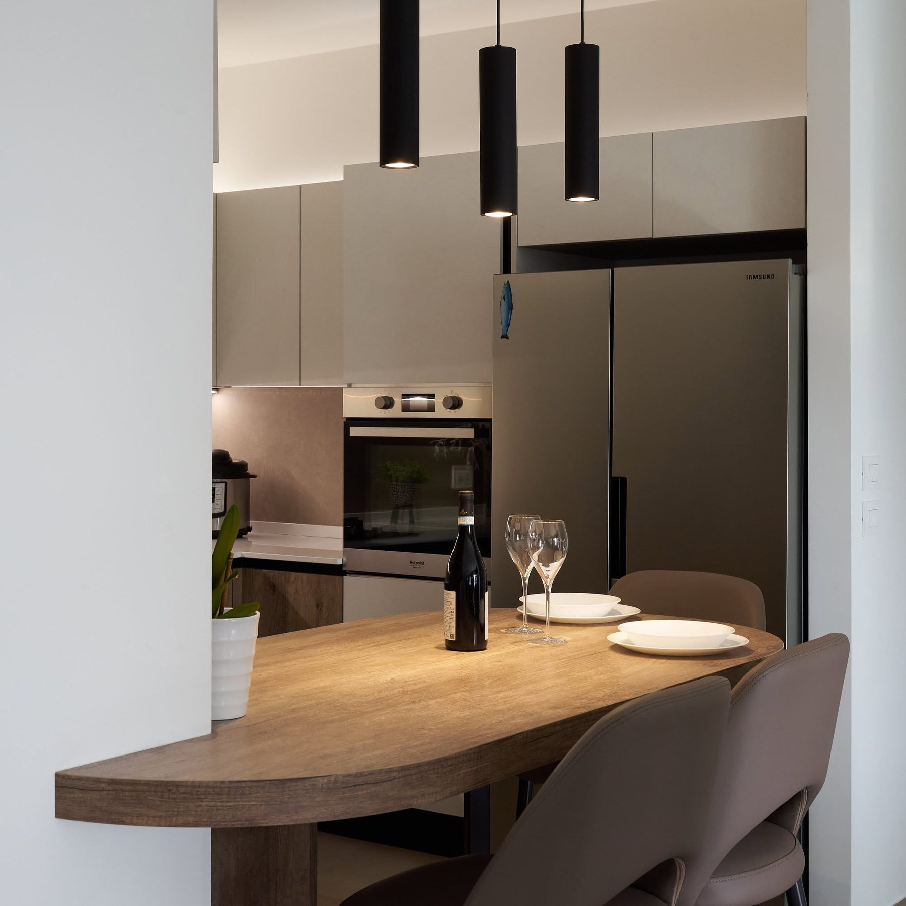 La cucina che diventa tavolo — Aran Store Pescara